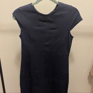 Felicity & Coco navy business dress